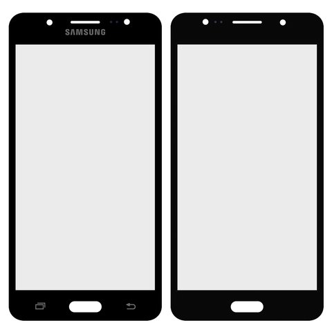 Скло корпуса для Samsung J510F Galaxy J5 2016 , J510FN Galaxy J5 2016 , J510G Galaxy J5 2016 , J510M Galaxy J5 2016 , J510Y Galaxy J5 2016 , чорне