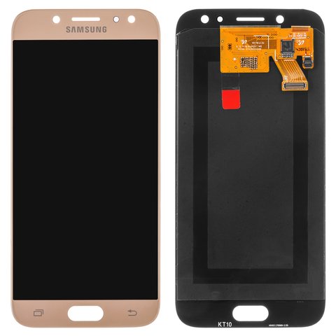 Дисплей для Samsung J530 Galaxy J5 2017 , золотистий, без рамки, Original PRC , original glass