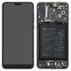 Дисплей для Huawei P20 Pro, черный, с рамкой, с аккумулятором, Original (PRC), CLT-L29/CLT-L09