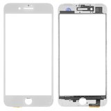 Сенсорний екран для iPhone 7 Plus, з рамкою, з ОСА-плівкою, білий, Copy