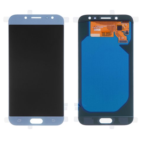 Дисплей для Samsung J730 Galaxy J7 2017 , голубой, без логотипа, без рамки, High Copy, OLED 