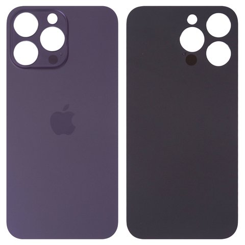 Задня панель корпуса для iPhone 14 Pro Max, фіолетова, не потрібно знімати скло камери, Original PRC , big hole