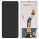 Дисплей для ZTE Blade A34, Blade A54, черный, без рамки, Оригинал (переклеено стекло)