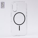 Чохол Fully-PC MagSafe для iPhone 16, прозорий, безбарвний, магнітний, пластик