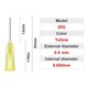 Голка-дозатор 20G, 0,9 мм, пряма, під гвинт, для шприців, 10 шт., 13 mm