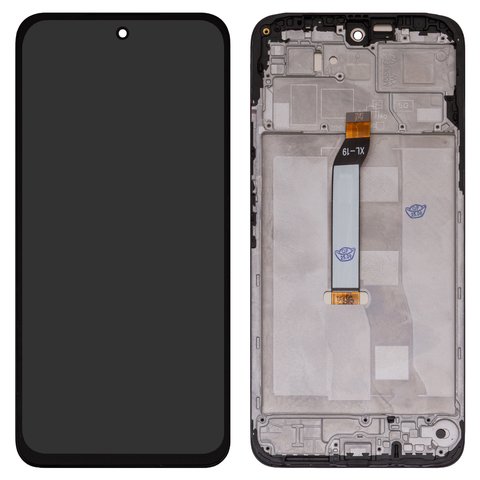Дисплей для Xiaomi Poco M7 4G, Redmi 15 4G, черный, с рамкой, Box , 165mm, global version