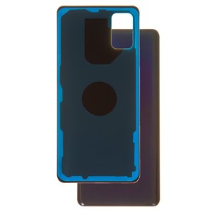 Panel trasero de carcasa puede usarse con Samsung A415 Galaxy A41, negra, prism crush black