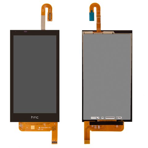 Pantalla LCD puede usarse con HTC Desire 610, negro, sin marco