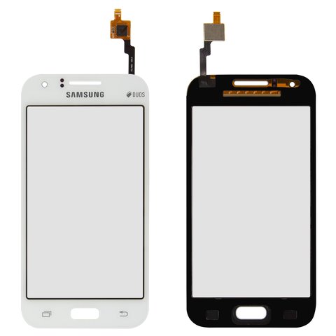 Touchscreen compatible with Samsung J100H DS Galaxy J1, white 