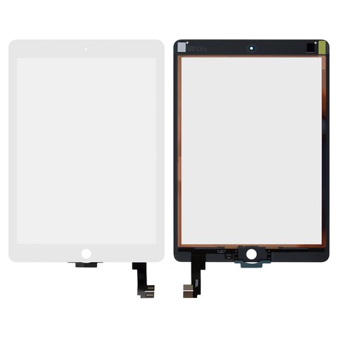 Cristal táctil puede usarse con Apple iPad Air 2, blanco