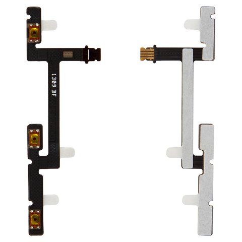 Flat Cable compatible with Huawei Ascend Mate MT1 U06, start button, sound button, with components 