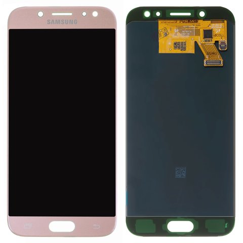 LCD compatible with Samsung J530 Galaxy J5 2017 , pink, Original PRC , original glass 
