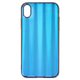 Чехол Baseus для iPhone XR, синий, с переливом, матовый, пластик, #WIAPIPH61-JG03