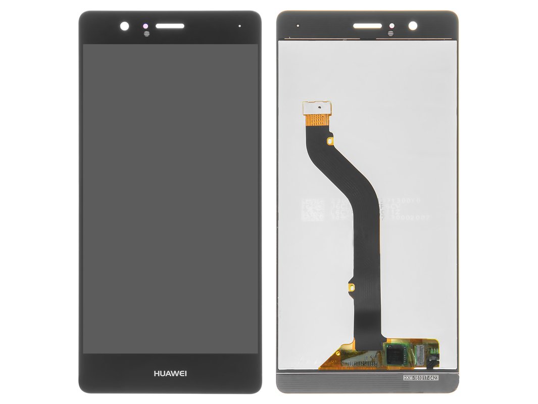 Espacioso ambiente Aplicado LCD compatible with Huawei G9 Lite, P9 Lite, (black, grade B, without  frame, original (change glass) , VNS-L21/VNS-L31) - All Spares