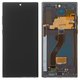 LCD compatible with Samsung N975F Galaxy Note 10 Plus, (black, with frame, original (change glass) )