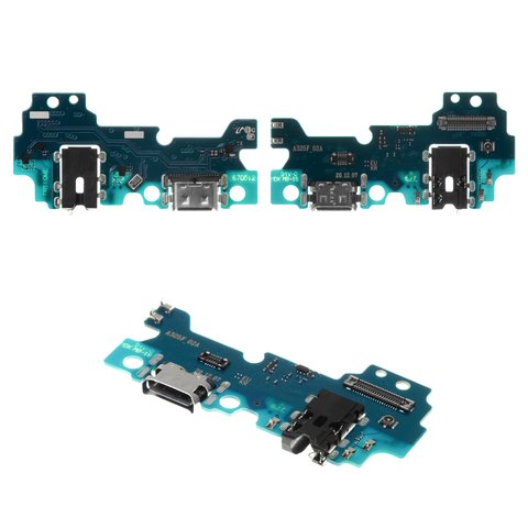 Cable flex puede usarse con Samsung A325 Galaxy A32, del conector de carga, High Copy, placa del cargador