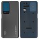 Housing Back Cover compatible with Xiaomi Redmi 10 (2021), Redmi 10 (2022), (gray, 21061119AG, 21061119DG, carbon gray)