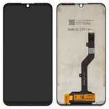 LCD compatible with ZTE Blade A51 Lite, (black, without frame, Original (PRC), Self-welded OEM)