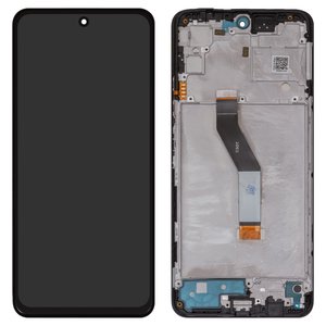 Pantalla LCD puede usarse con Xiaomi Poco M4 Pro 5G, Redmi Note 11 5G, Redmi Note 11S 5G, Redmi Note 11T 5G, negro, con marco, Original PRC 