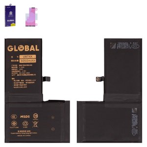 Battery Mechanic compatible with Apple iPhone X, Li Polymer, 3.82 V, 3050 mAh, High Capacity, original IC 