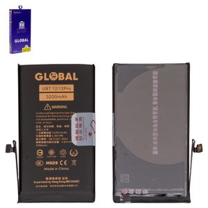 Battery Mechanic compatible with Apple iPhone 12, iPhone 12 Pro, Li Polymer, 3.83 V , 3200 mAh, High Capacity, original IC 