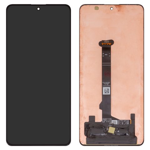 Дисплей для Xiaomi Poco X6, Redmi Note 13 Pro 5G, черный, без рамки, Оригинал переклеено стекло 