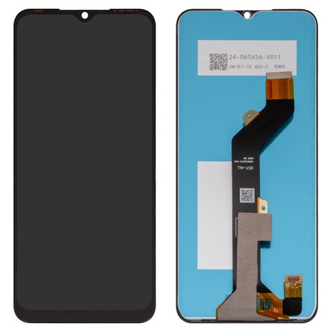LCD compatible with Tecno Spark 7 KF6n , Spark 7 Go KF6m ; Infinix Hot 10i, black, without frame, Box  FPC6504 TXDI650CBAPU 5V3H 