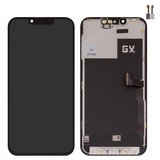 Дисплей для iPhone 13 Pro, черный, с рамкой, HC, без микросхемы, (OLED), GX OEM Hard, type 1
