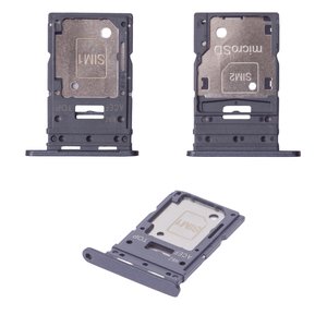 SIM Card Holder compatible with Samsung A356 Galaxy A35 5G, dark blue, 2 Sim, navy 