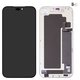 Дисплей для iPhone 17 Pro Max, черный, с рамкой, HC, (OLED), GX OEM soft, 120Hz
