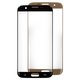 Housing Glass compatible with Samsung G935F Galaxy S7 EDGE, (golden)