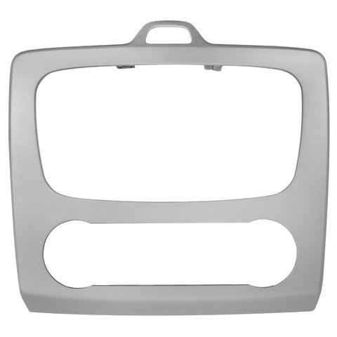 Car Trim Plate for Ford with Climate Control Silvery 