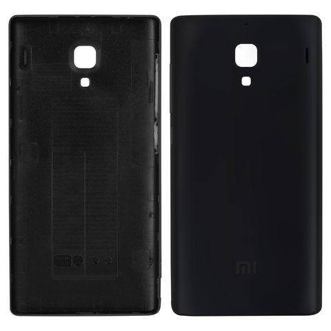 Housing Back Cover compatible with Xiaomi Red Rice 1S, black, with side button 