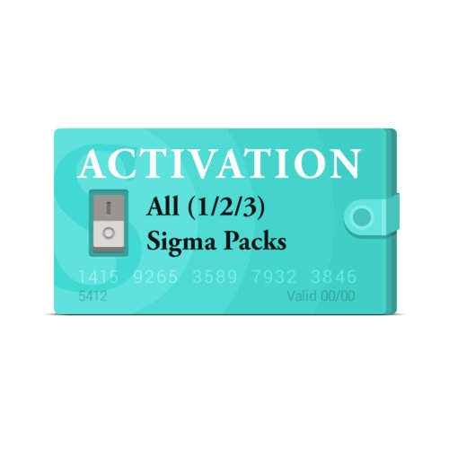 Активации Sigma Pack 1, Pack 2 и Pack 3