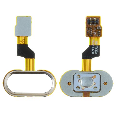 Flat Cable compatible with Meizu M3s, M3s Mini, menu button, golden 