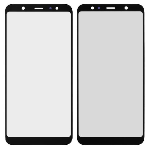 Housing Glass compatible with Samsung A605F Dual Galaxy A6+ 2018 , black 