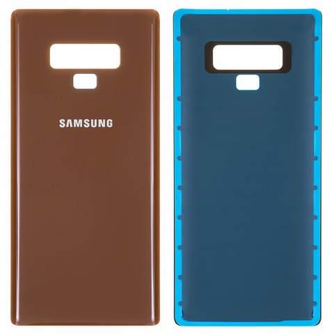 Housing Back Cover compatible with Samsung N960 Galaxy Note 9, golden, brown, metallic copper 