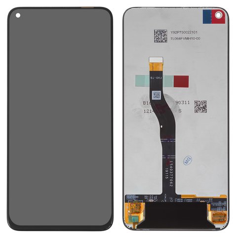 LCD compatible with Huawei Nova 4, black, without frame, Original PRC  