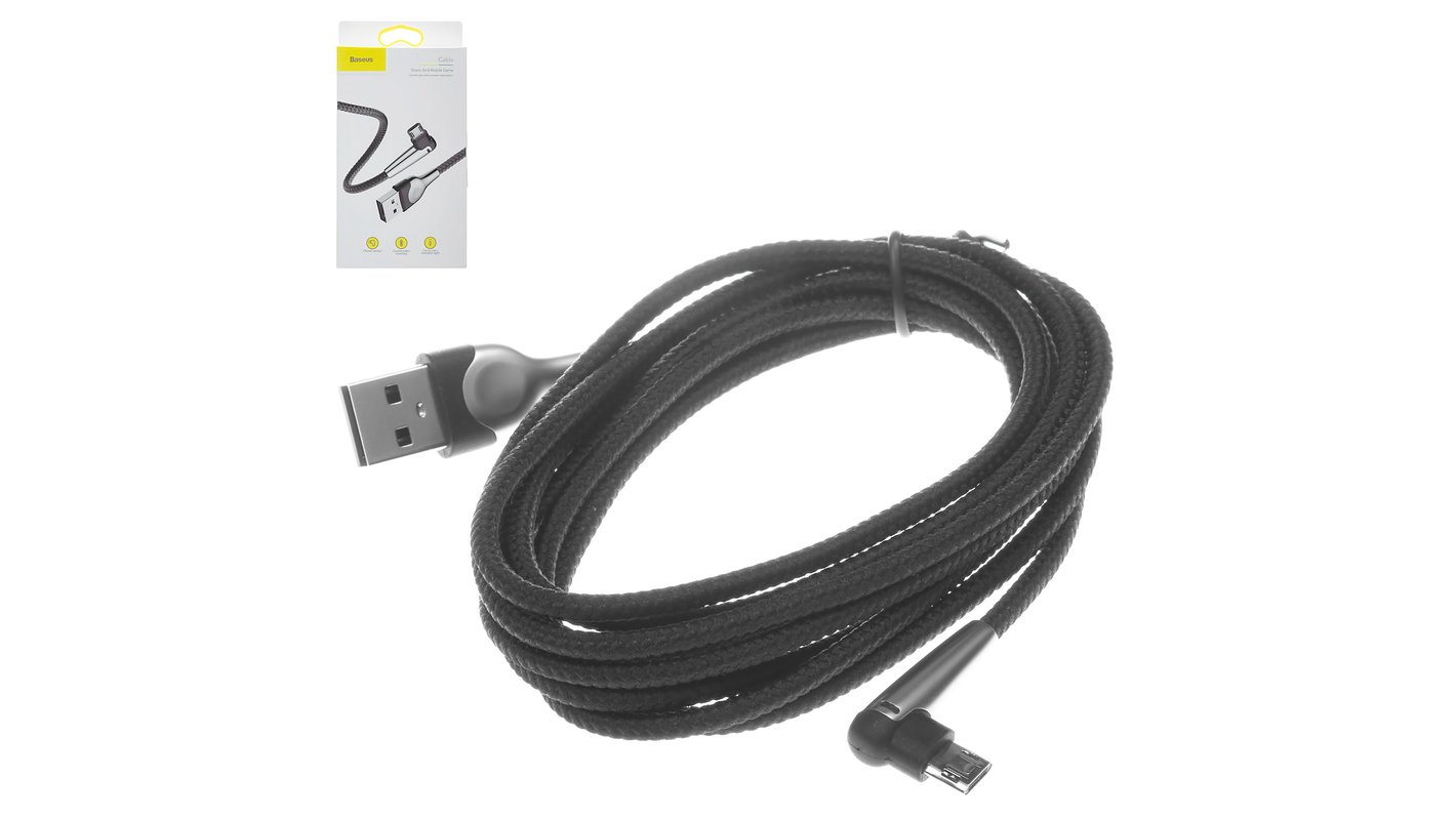 Usb Cable Baseus Usb Type A Micro Usb Type B 200 Cm Black G
