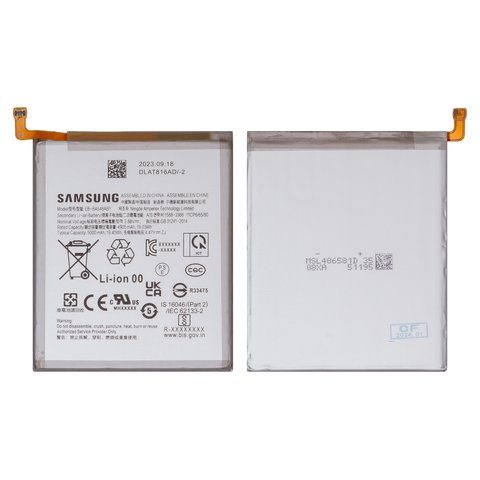 Battery EB BA546ABY compatible with Samsung A346 Galaxy A34 5G, A546 Galaxy A54 5G, Li ion, 3.88 V, 5000 mAh, Original PRC  