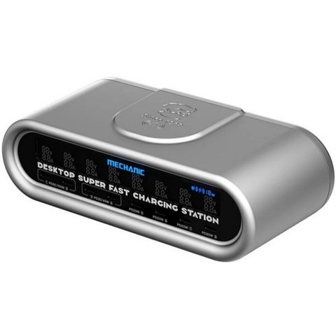 Mains Charger Mechanic E Power Max, 240 W, Power Delivery PD , with wireless charger, 8 ports