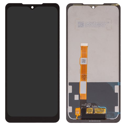 LCD compatible with CAT S75; Samsung, black, without frame, High Copy, BM1S1B, 15 3234A 12571 33 