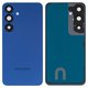 Housing Back Cover compatible with Samsung S931 Galaxy S25, (dark blue, with component, with camera lens, Original (PRC), navy)