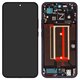 LCD compatible with Oppo Reno13 5G, (dark blue, with frame, Original (PRC), CPH2689, PKM110, luminous blue)
