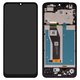 Дисплей для Motorola Moto E13 XT2345, черный, с рамкой, Original (PRC), XT2345