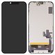 Дисплей для iPhone 14, черный, с рамкой, HC, без ошибки, (OLED), DD-OLED OEM soft, diagnosable