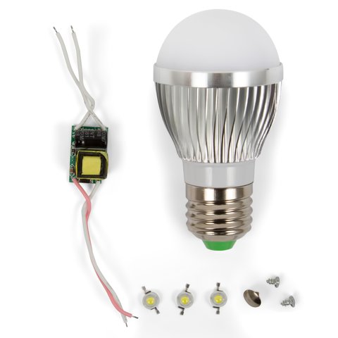 Juego de piezas para armar lámpara LED SQ Q01 3 W  luz blanca normal, E27 