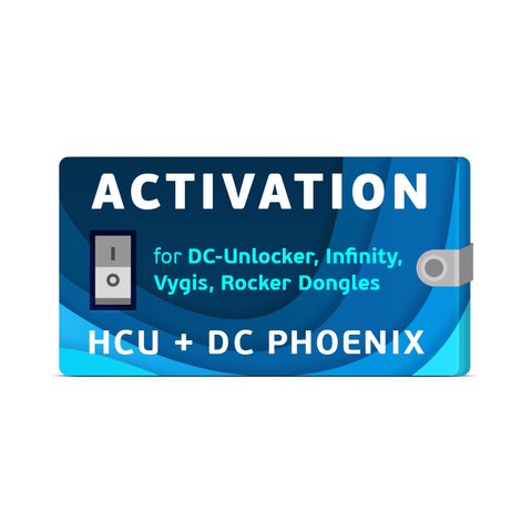 Activación HCU + DC Phoenix para dongles DC Unlocker Infinity Vygis Rocker