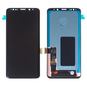 Pantalla LCD puede usarse con Samsung G965 Galaxy S9 Plus, negro, sin marco, original vidrio reemplazado 