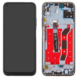 Pantalla LCD puede usarse con Huawei Nova 6 SE, Nova 7i, P40 Lite, negro, versión 4G, con marco, Original PRC , JNY L21A JNY L01A JNY L21B JNY L22A JNY L02A JNY L22B JNY AL10 JNY TL10